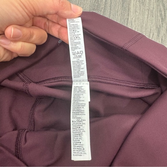 Athleta Women’s Straight Leg Elation Pants 1X – Burgundy Maroon Performance Yoga - Picture 6 of 15